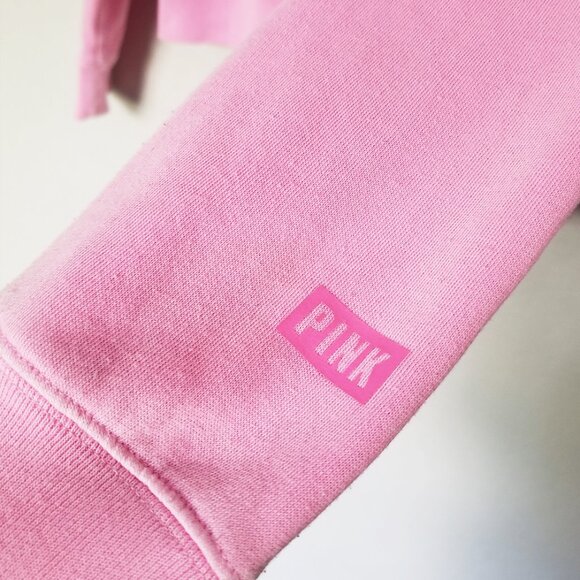 PINK Victoria's Secret Barbie Hoodie Sweatshirt Fleece Cozy Soft XS Lounge Top - Picture 8 of 15